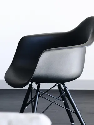 Image of: Black Eaves Chair